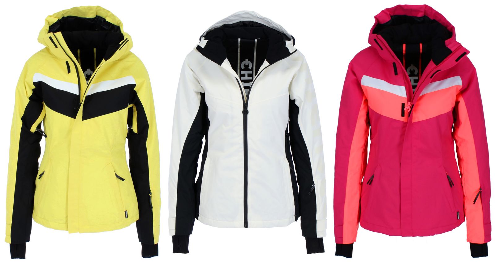 Chiemsee Damen Skijacke mit Kontraststreifen 12193502